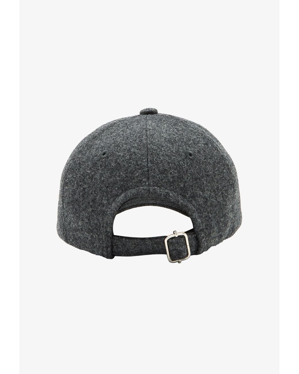A.P.C. Gray A. P.c. Men's Charlie Baseball Cap Size: 54 In Anthracite for men