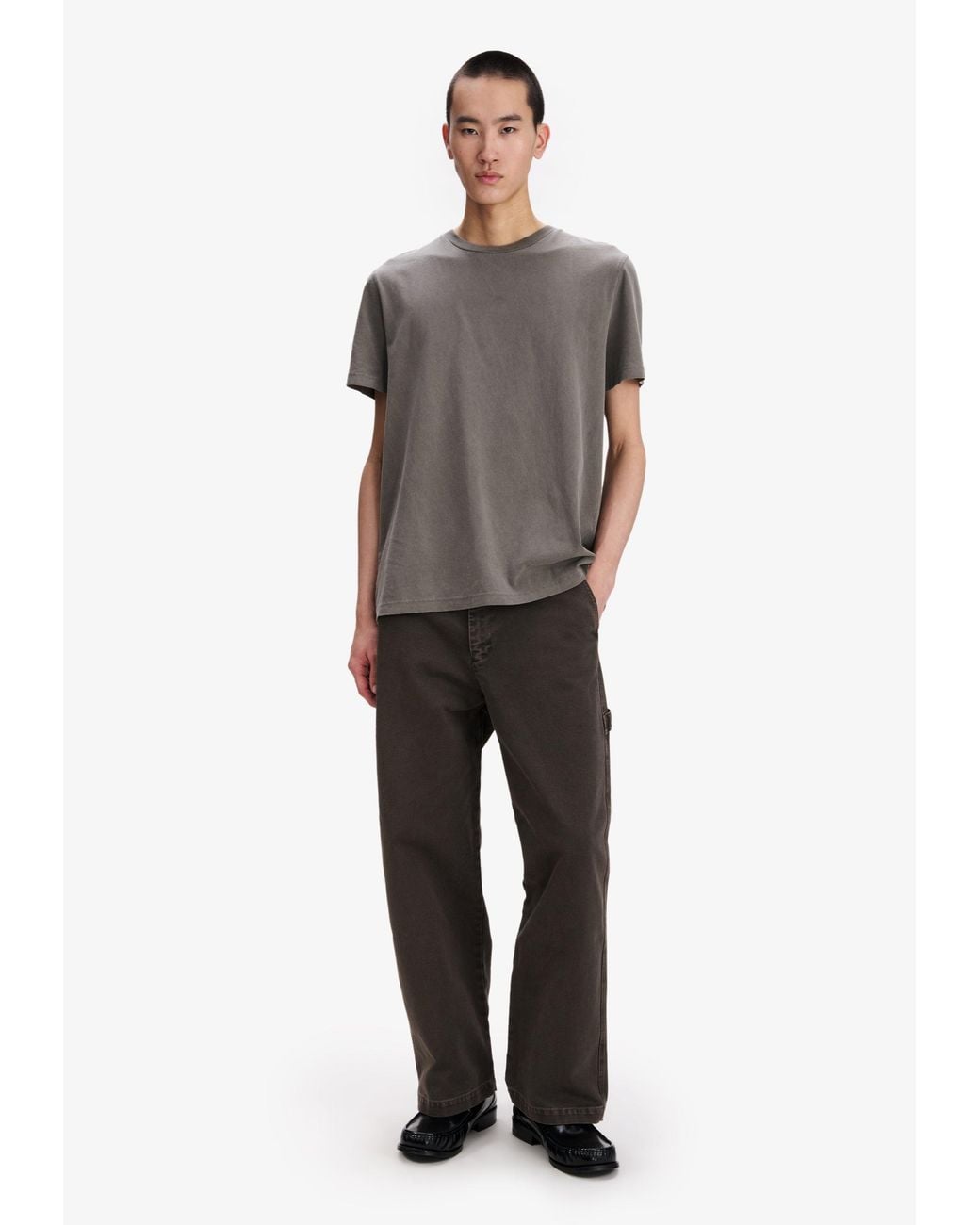 A.P.C. Black A. P.C. Canvas Carpenter Pants for men