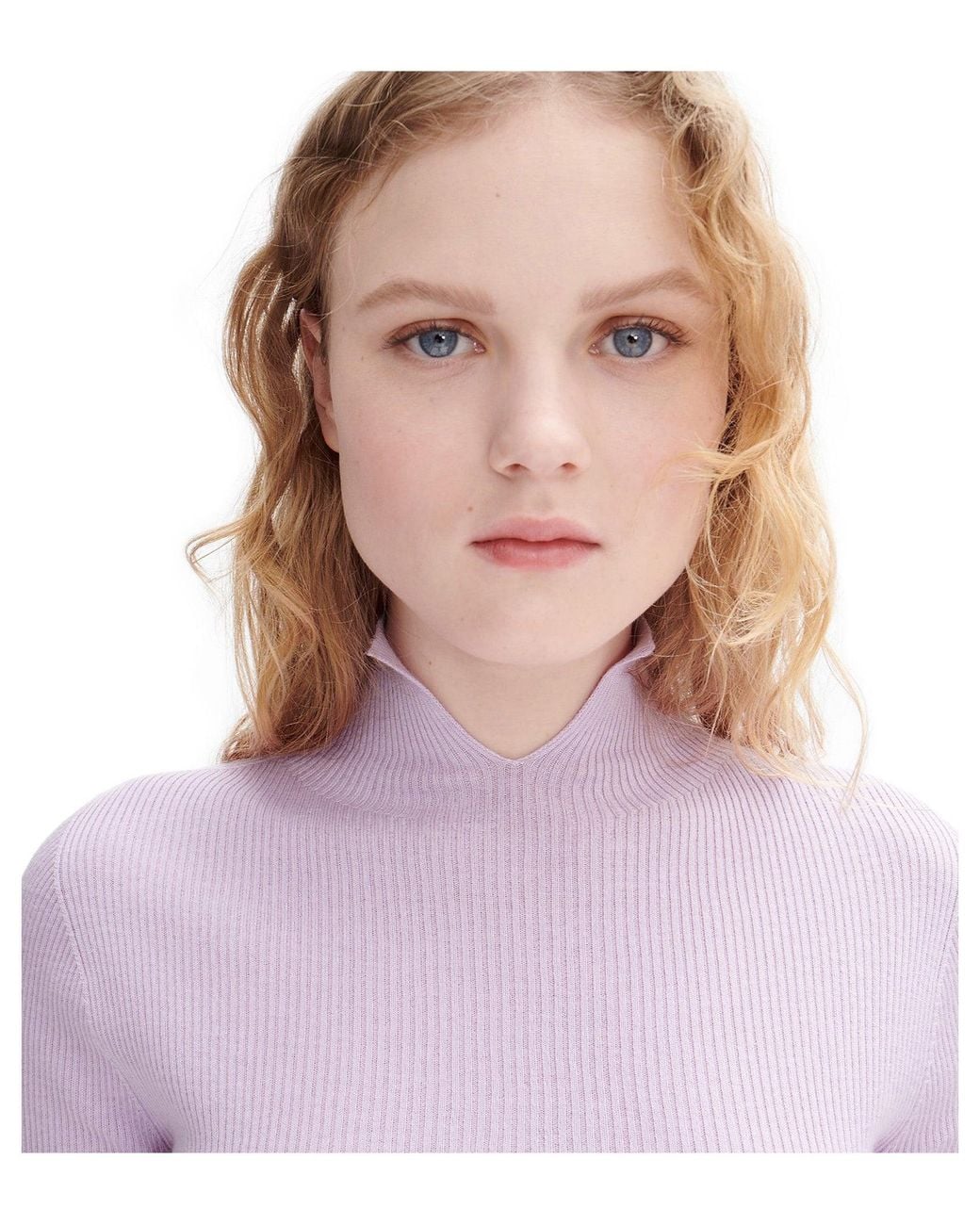 A.P.C. Purple A. P.c. Women's Nicole Sweater Size: Medium In Parma Violet