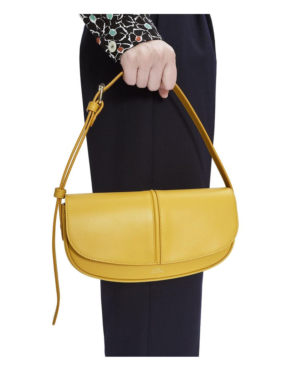 A.P.C. Yellow A. P.c. Women's Betty Shoulder Bag One Size In Mimosa