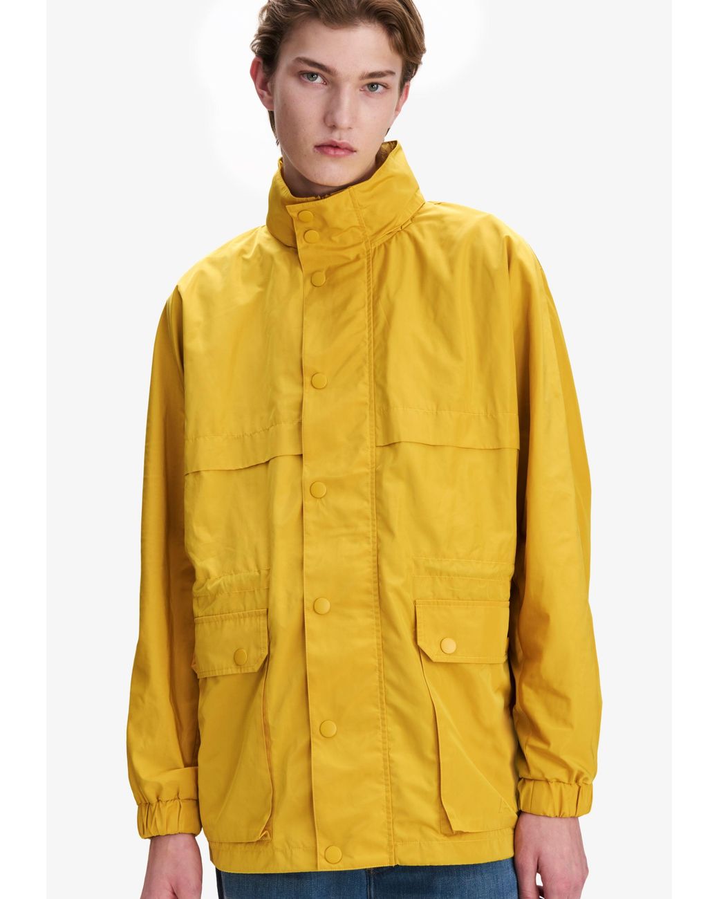 A.P.C. Yellow A. P.C. Valery Windbreaker Jacket Eag