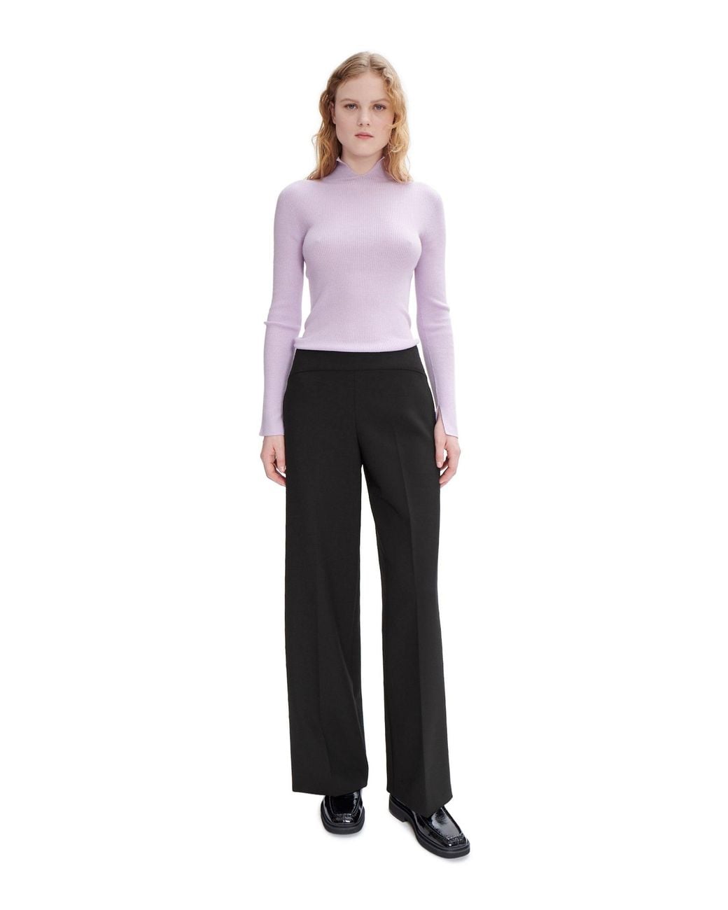 A.P.C. Purple A. P.c. Women's Nicole Sweater Size: Medium In Parma Violet