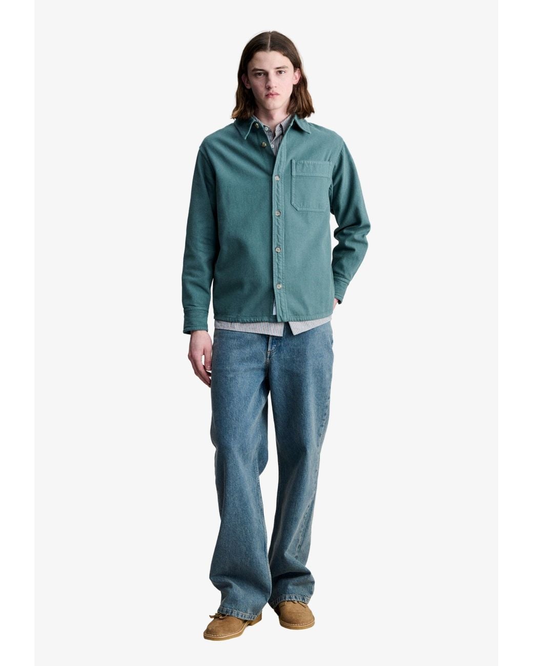 A.P.C. Green A. P.C. Basile Overshirt for men
