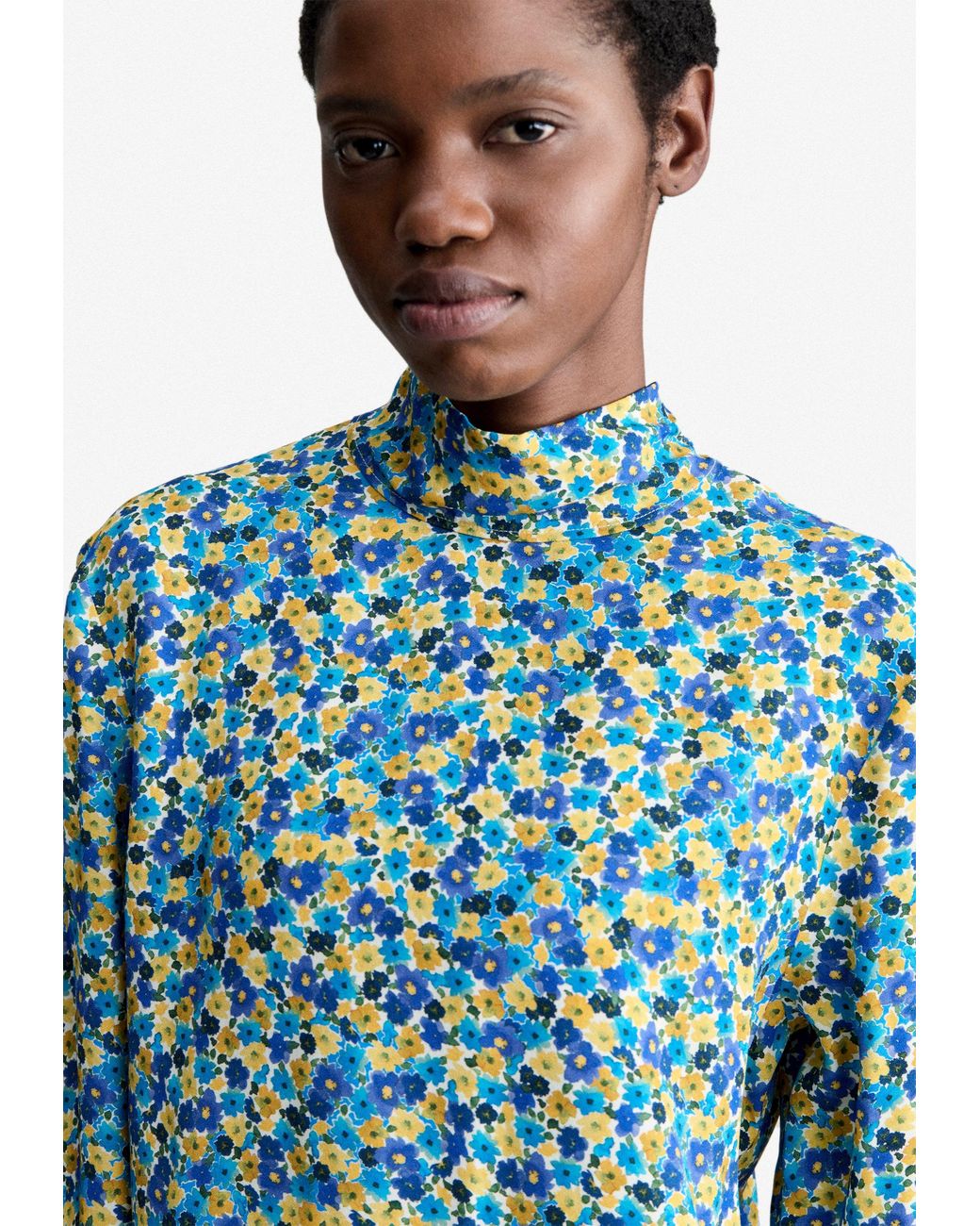 A.P.C. Blue A. P.C. Jeanne Blouse