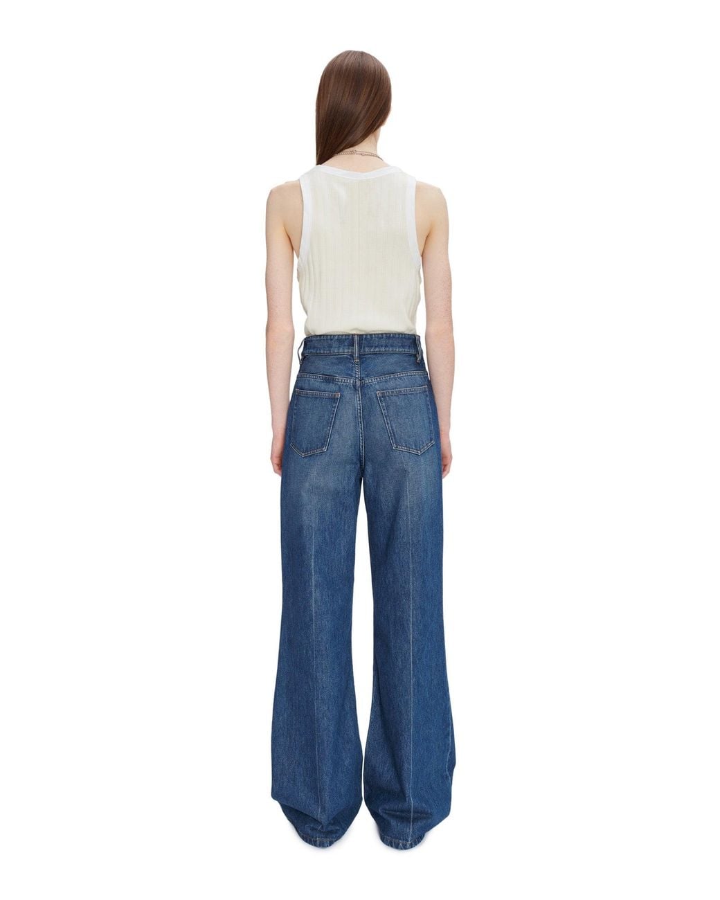 A.P.C. A. P.c. Women's Lemaitre Top Size: Large In White