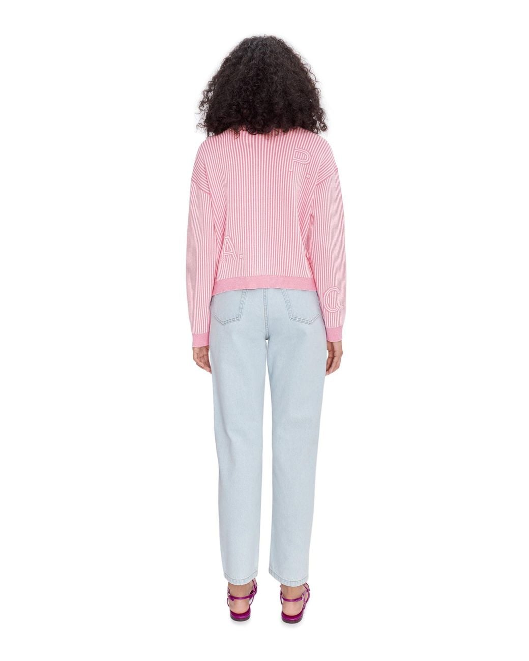 A.P.C. A. P.c. Women's Daisy Sweater Size: Extra Large In Pink