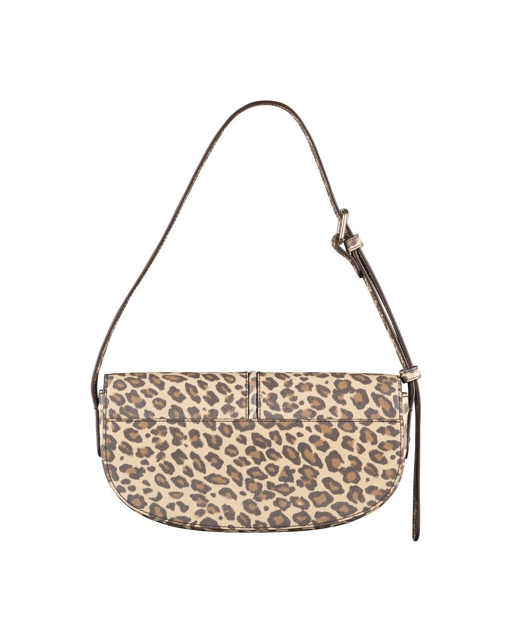 A.P.C. White A. P.c. Women's Betty Shoulder Bag One Size In Leopard Print