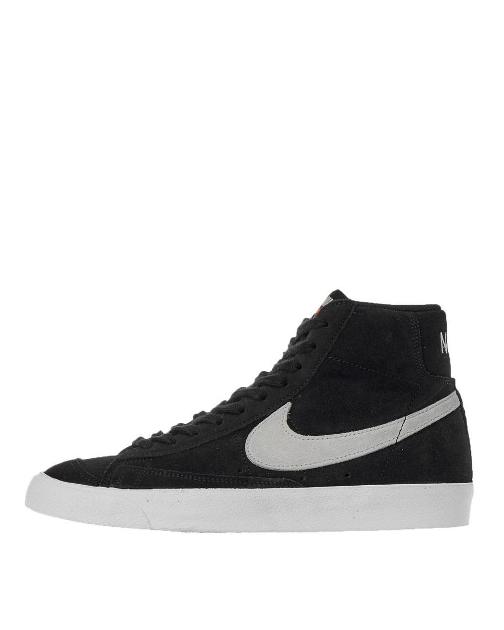 Nike Suede Blazer Mid 77 Trainers in Black for Men - Lyst