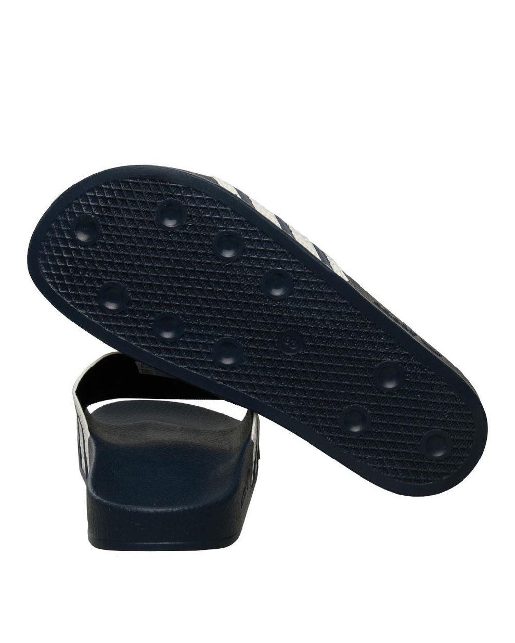 adidas Adilette Slides in Navy (Blue 