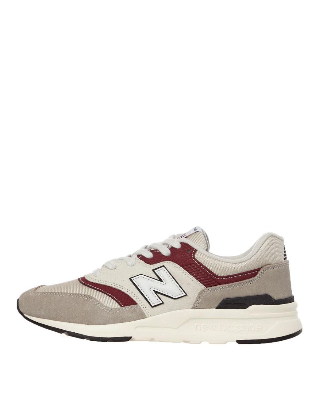 New Balance 997h Trainers – Moonbeam / Burgundy in Gray for Men | Lyst