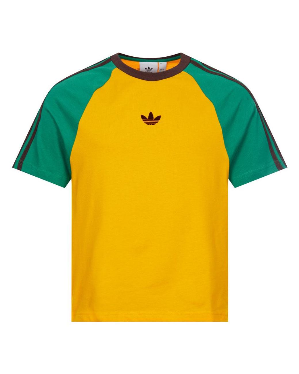 adidas T-shirt Yellow for Men | Lyst
