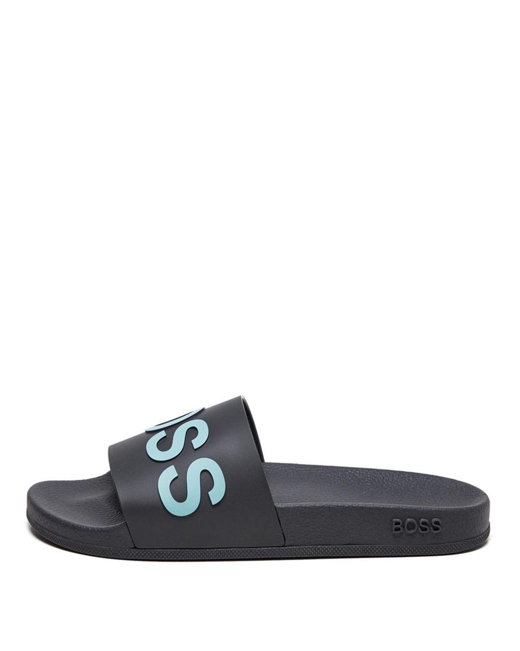 hugo boss sliders grey