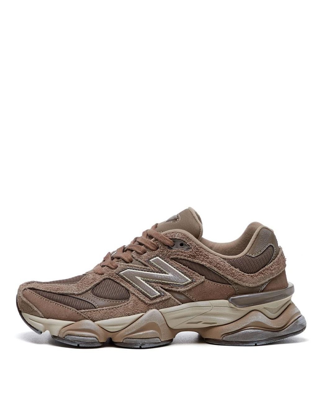 New Balance 9060 Mushroom Trainers in Brown for Men Lyst