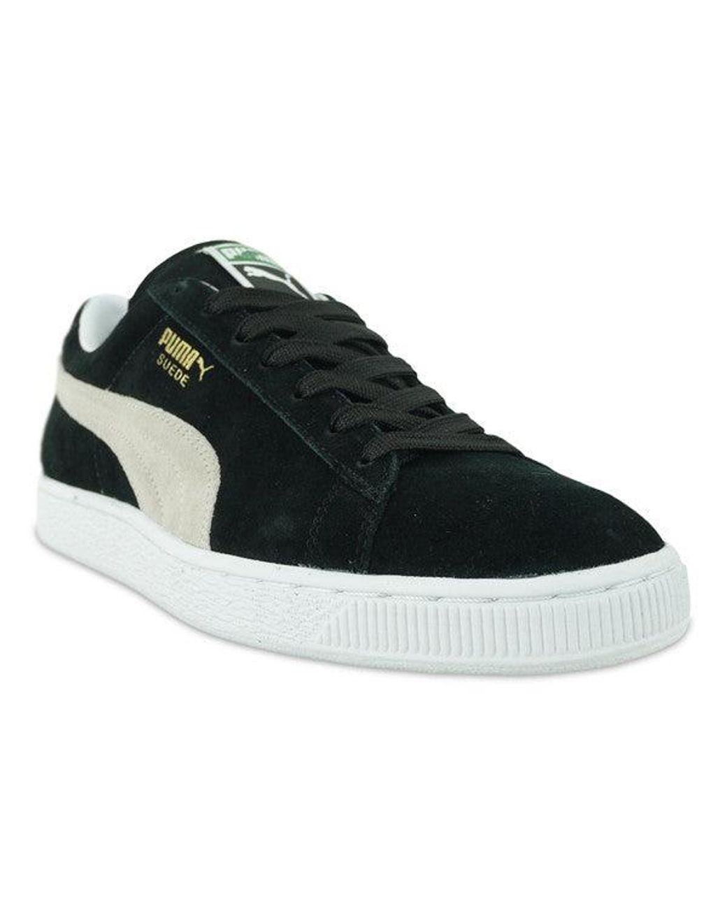 PUMA Suede Classic Trainers Black White for Men - Save 35% | Lyst