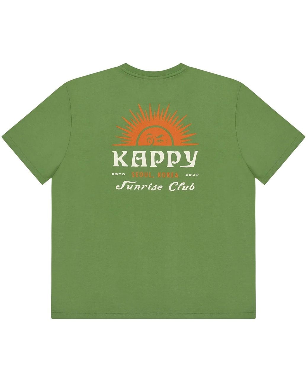 KAPPY DESIGN Green Sunny Wink T-Shirt for men