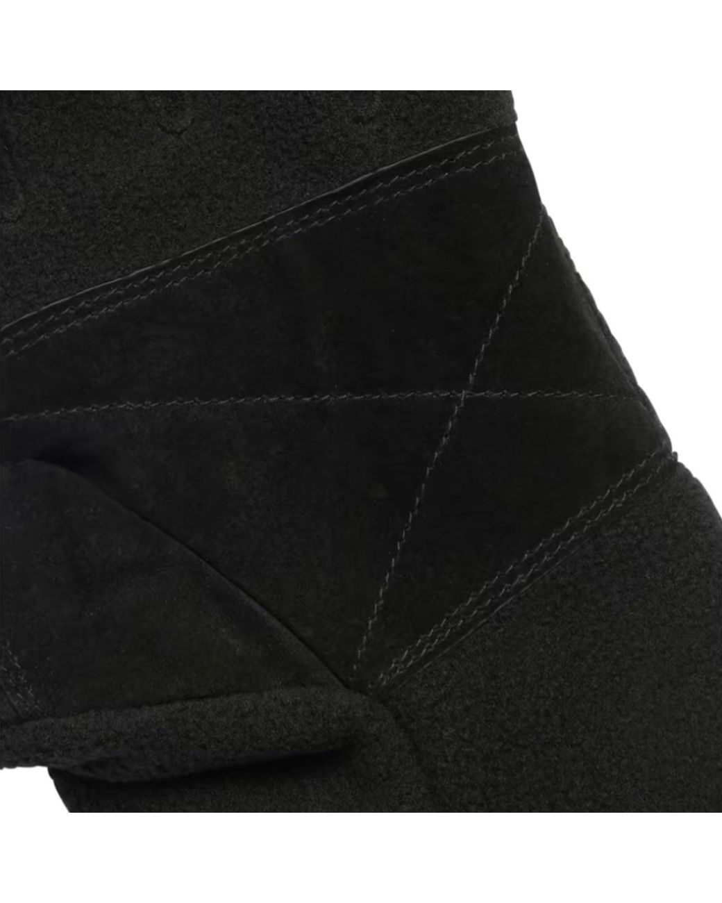 Barbour Black Coalford Fleece Gloves Medium for men
