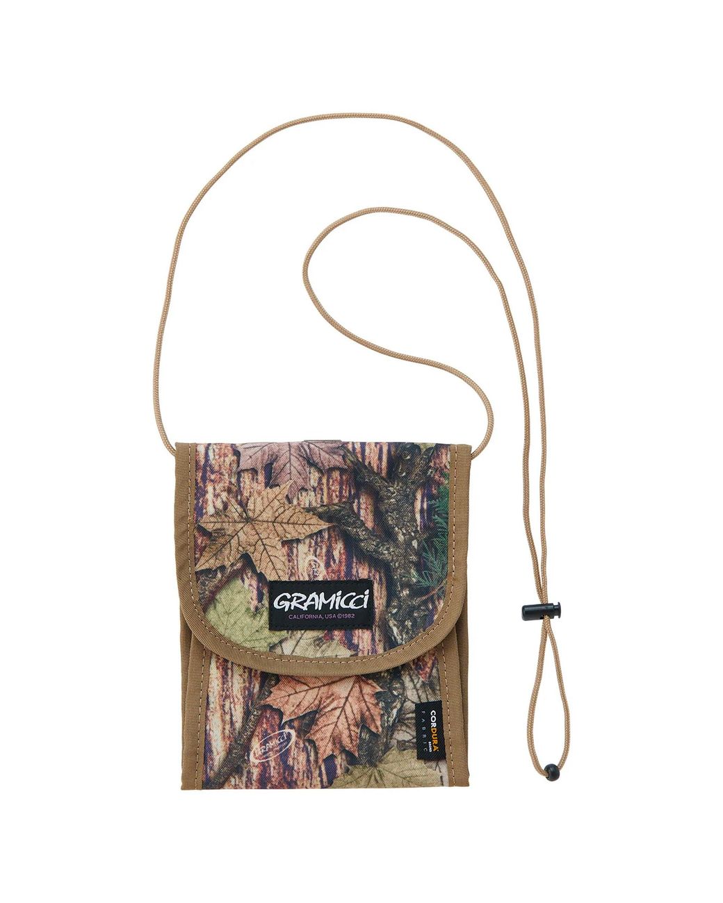 Gramicci Brown Cordura Neck Pouch for men