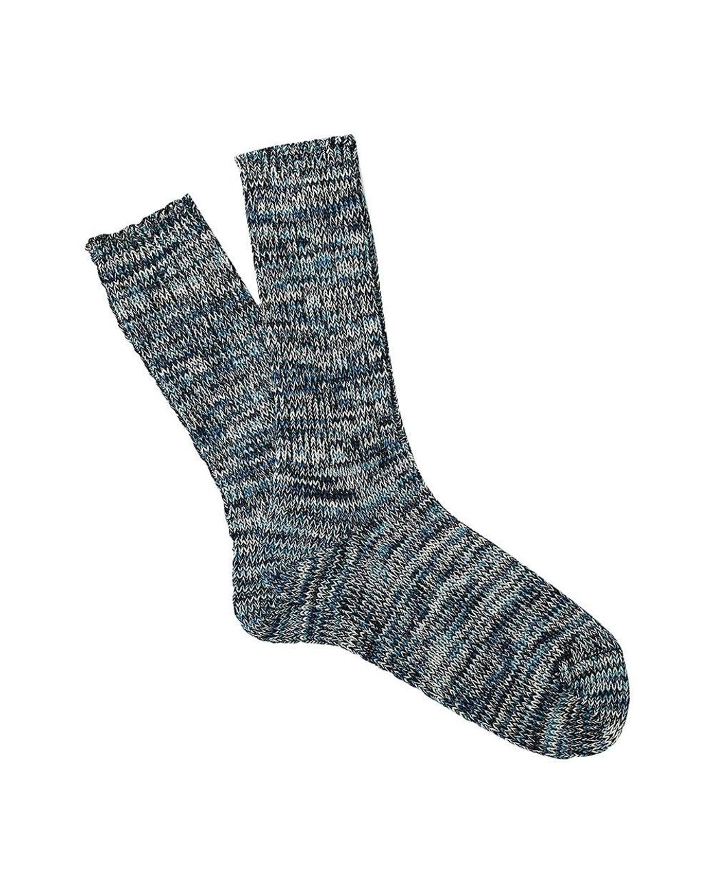Anonymous Ism Blue 5 Colour Mix Crew Socks for men