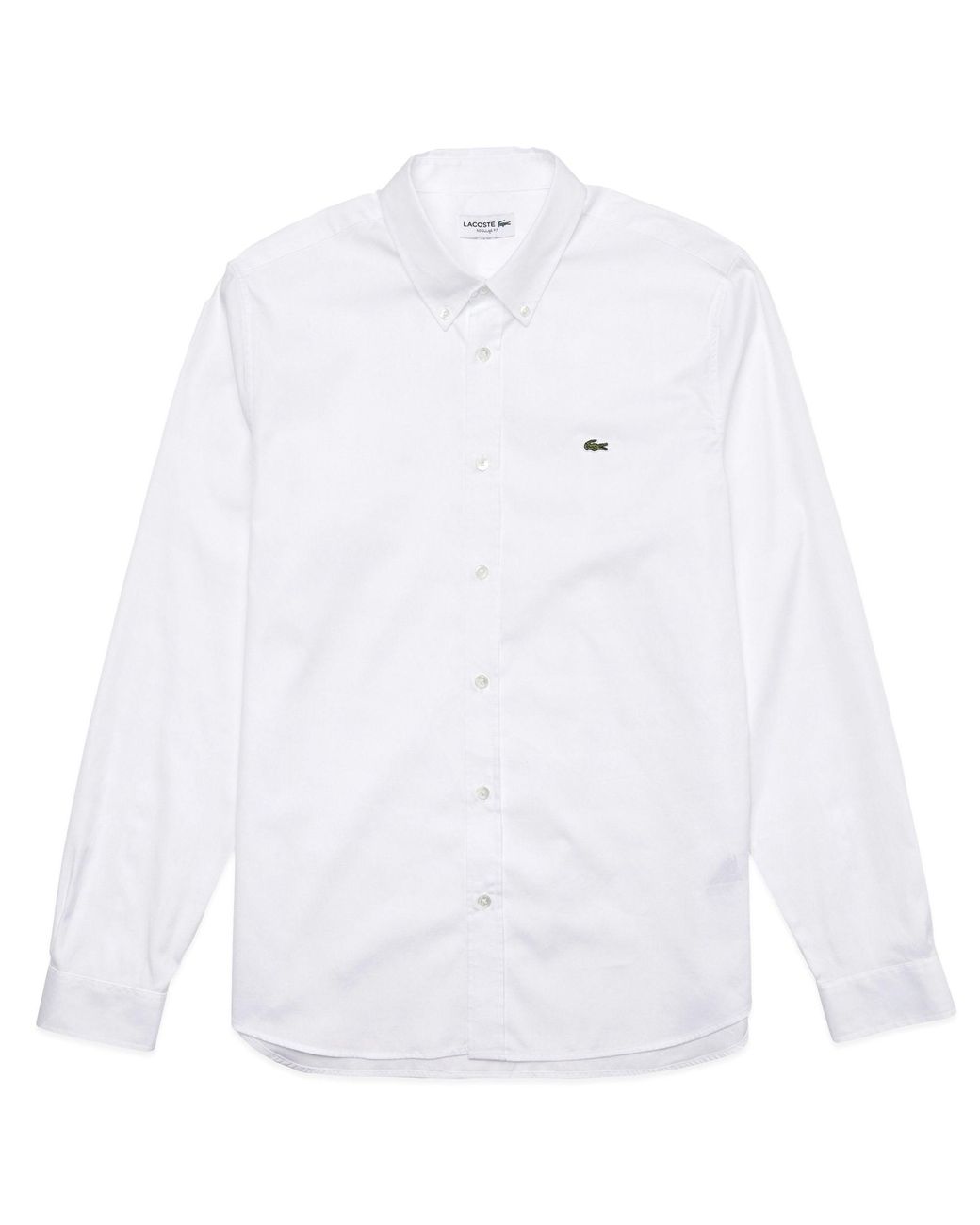 Lacoste Cotton Long Sleeve Shirt Ch 2933 White for Men - Save 23 