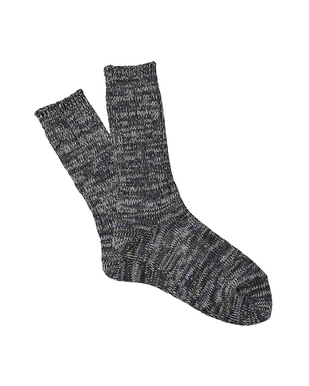 Anonymous Ism Black 5 Colour Mix Crew Socks for men