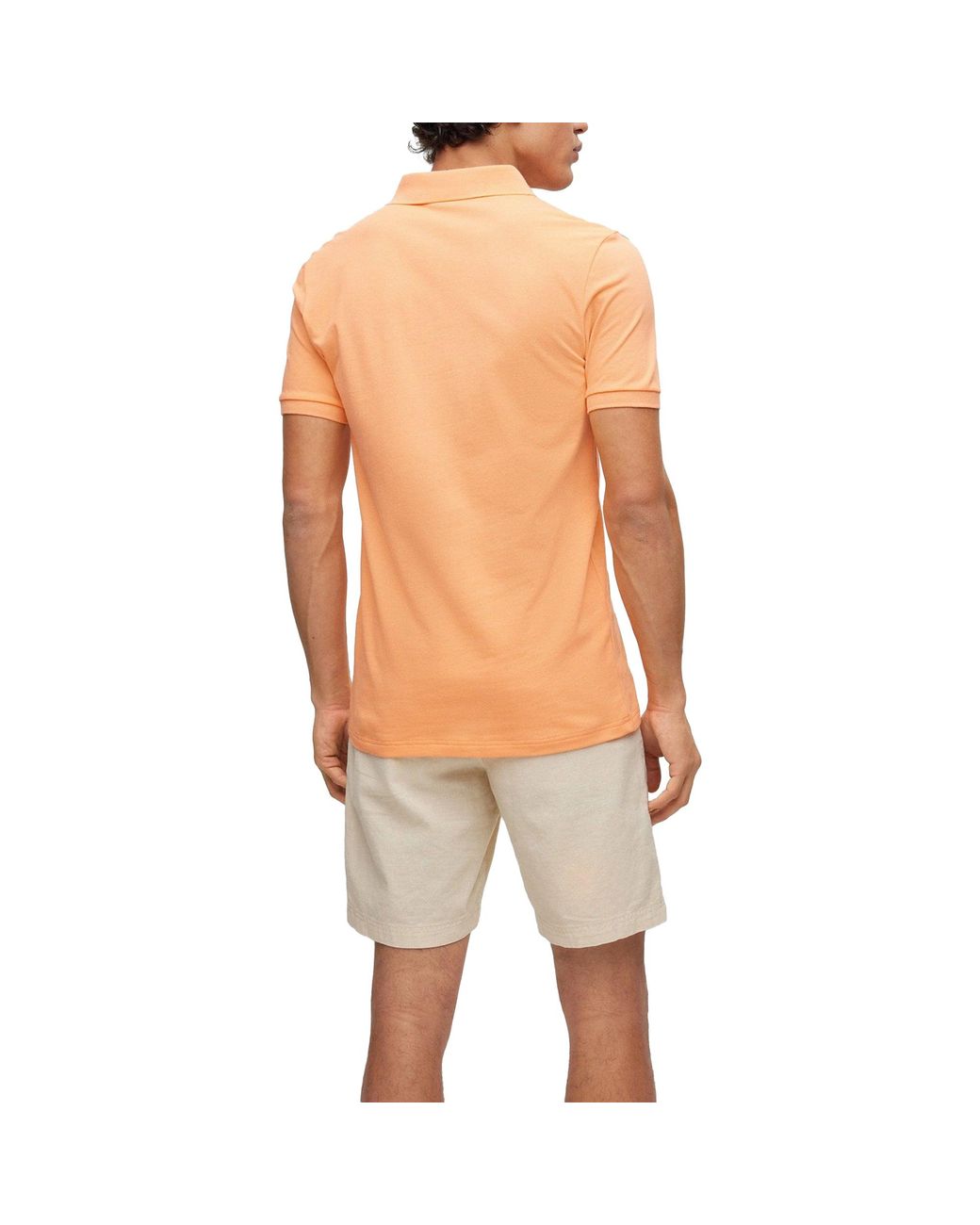 Boss orange passenger outlet logo polo shirt