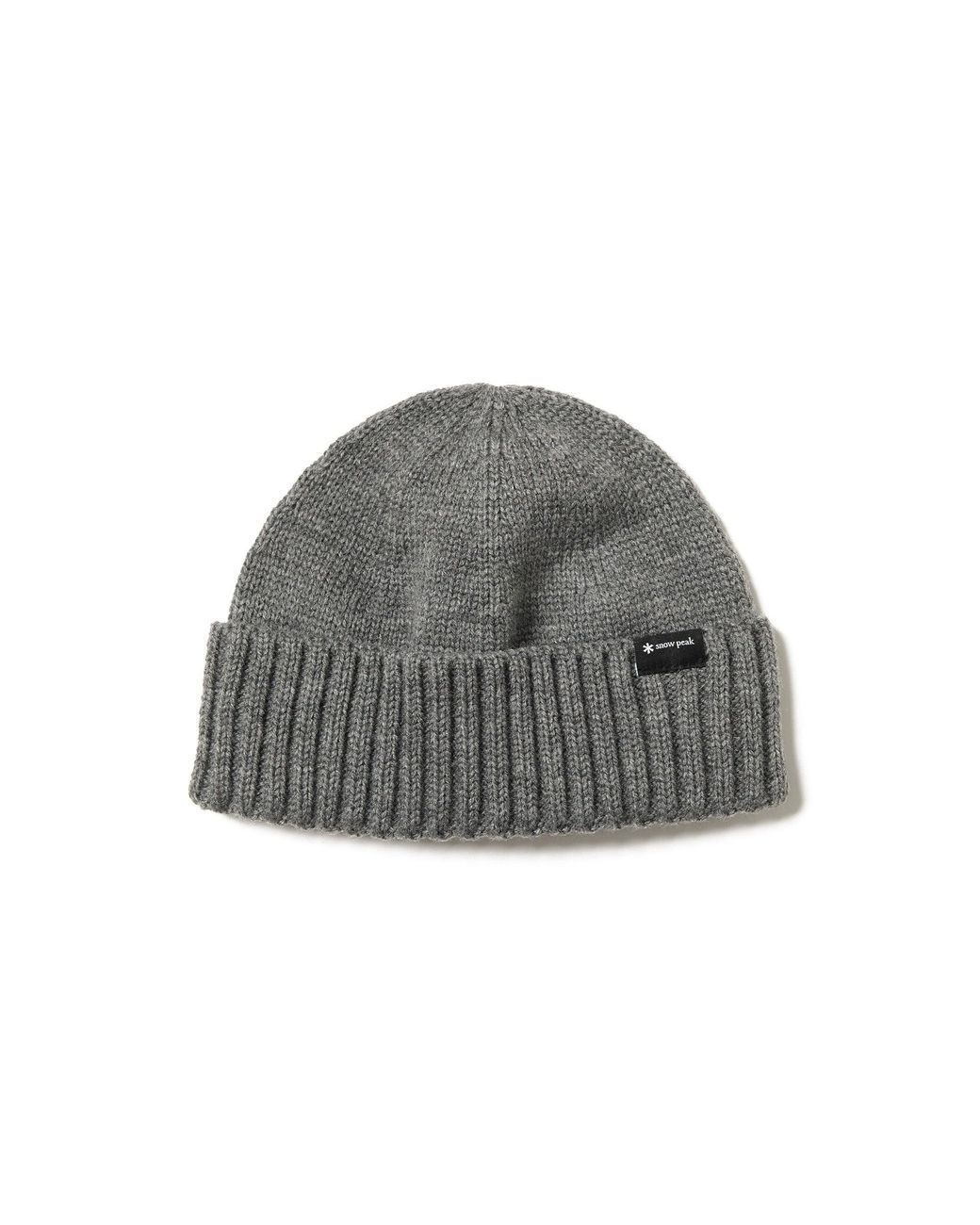 Snow Peak Gray Nsd Knit Cap for men