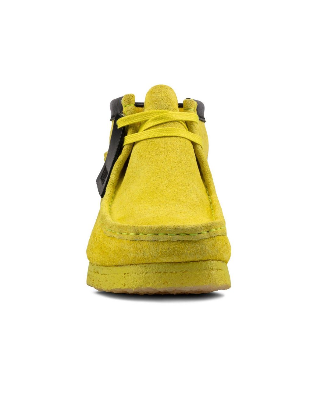 Clarks Wallabee Boot Lime Suede in 