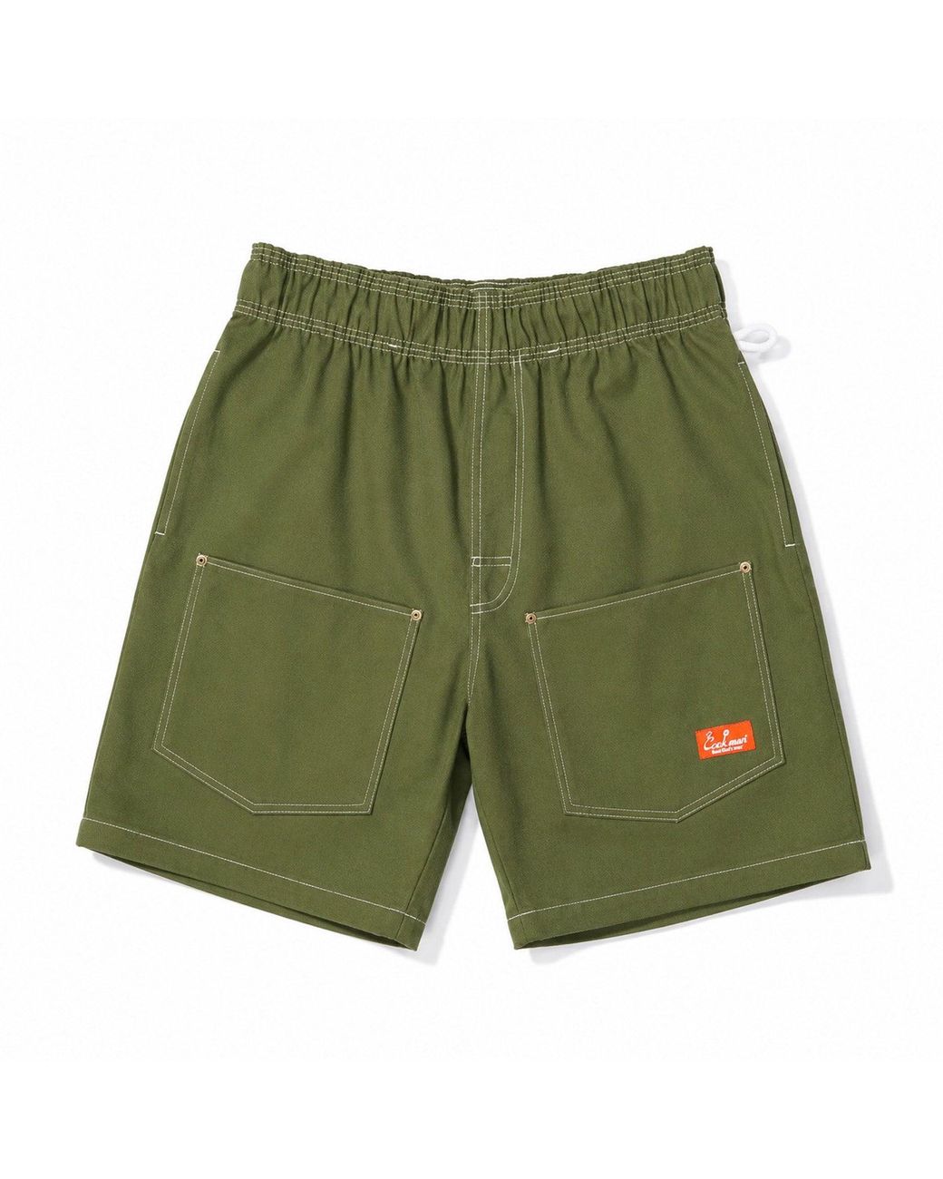 Cookman Green Front Pocket Chef Pant Shorts for men