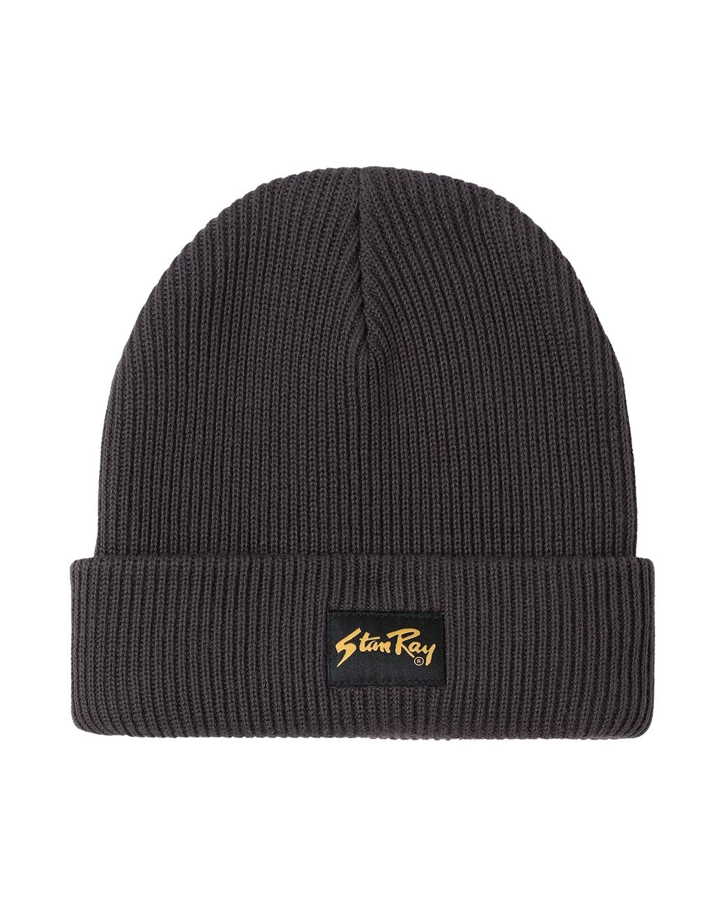 Stan Ray Black Fold Cuff Beanie for men