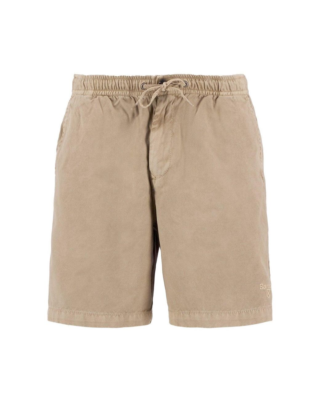 Barbour Natural Washed Oxford Relaxed Short for men