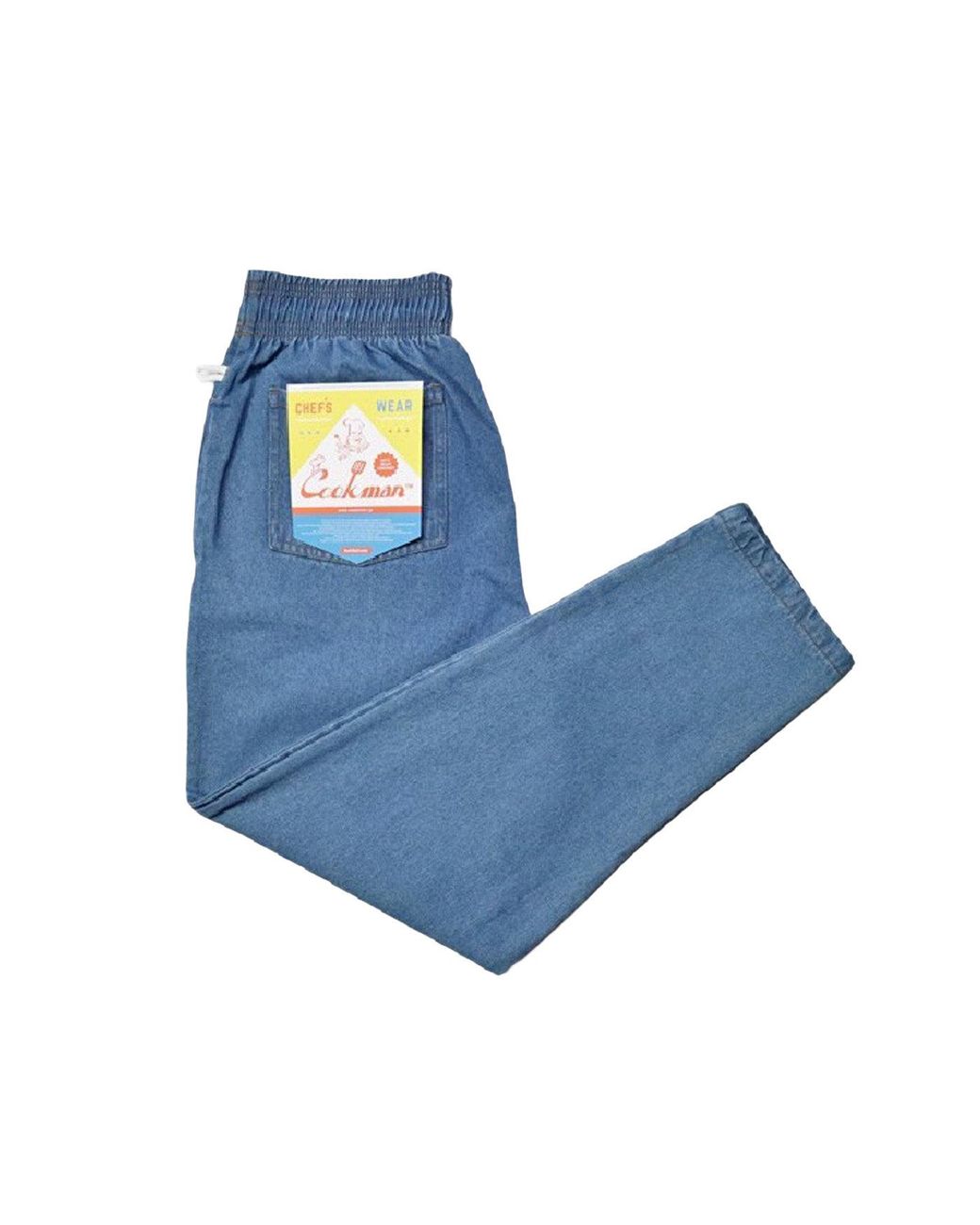 Cookman Blue Denim Chef Pants for men