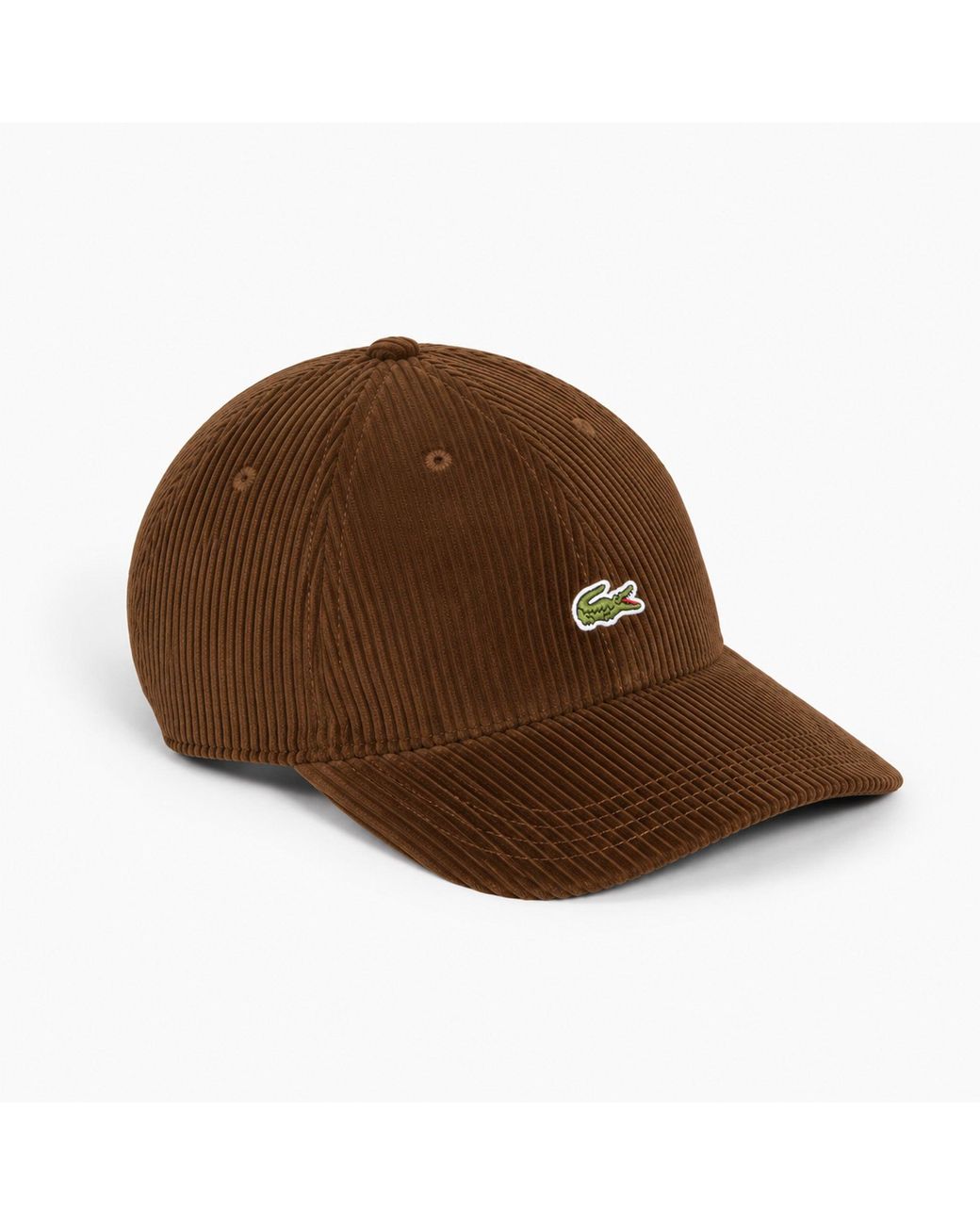 Lacoste Brown Rk3447 Cotton Velour Cap for men