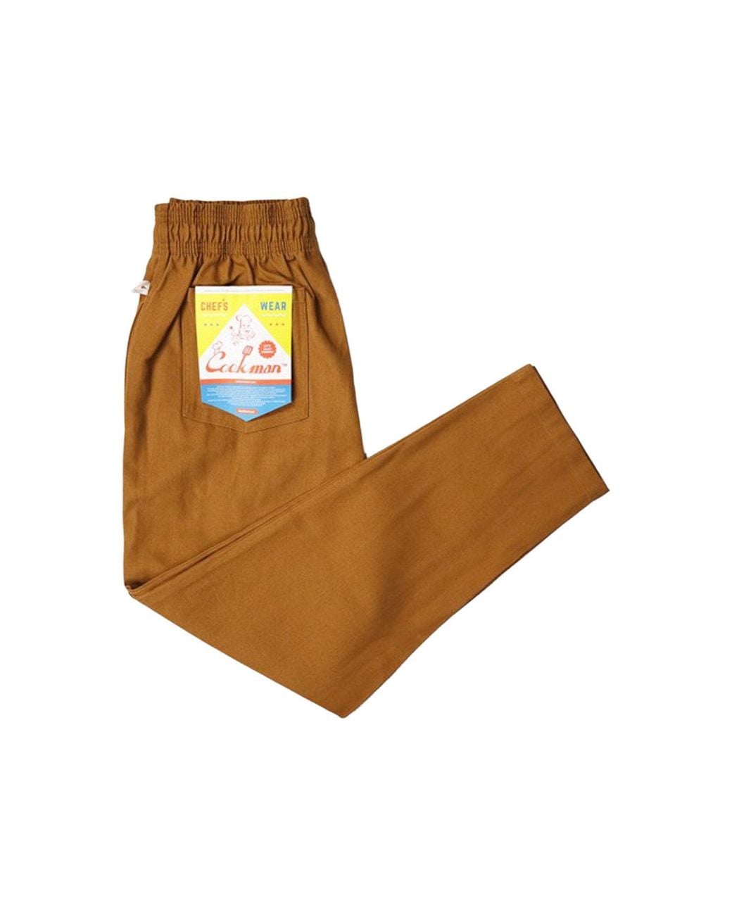 Cookman Brown Duck Canvas Chef Pants for men