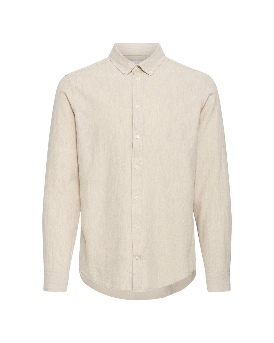 Casual Friday White Anton Fil A Fil Shirt for men