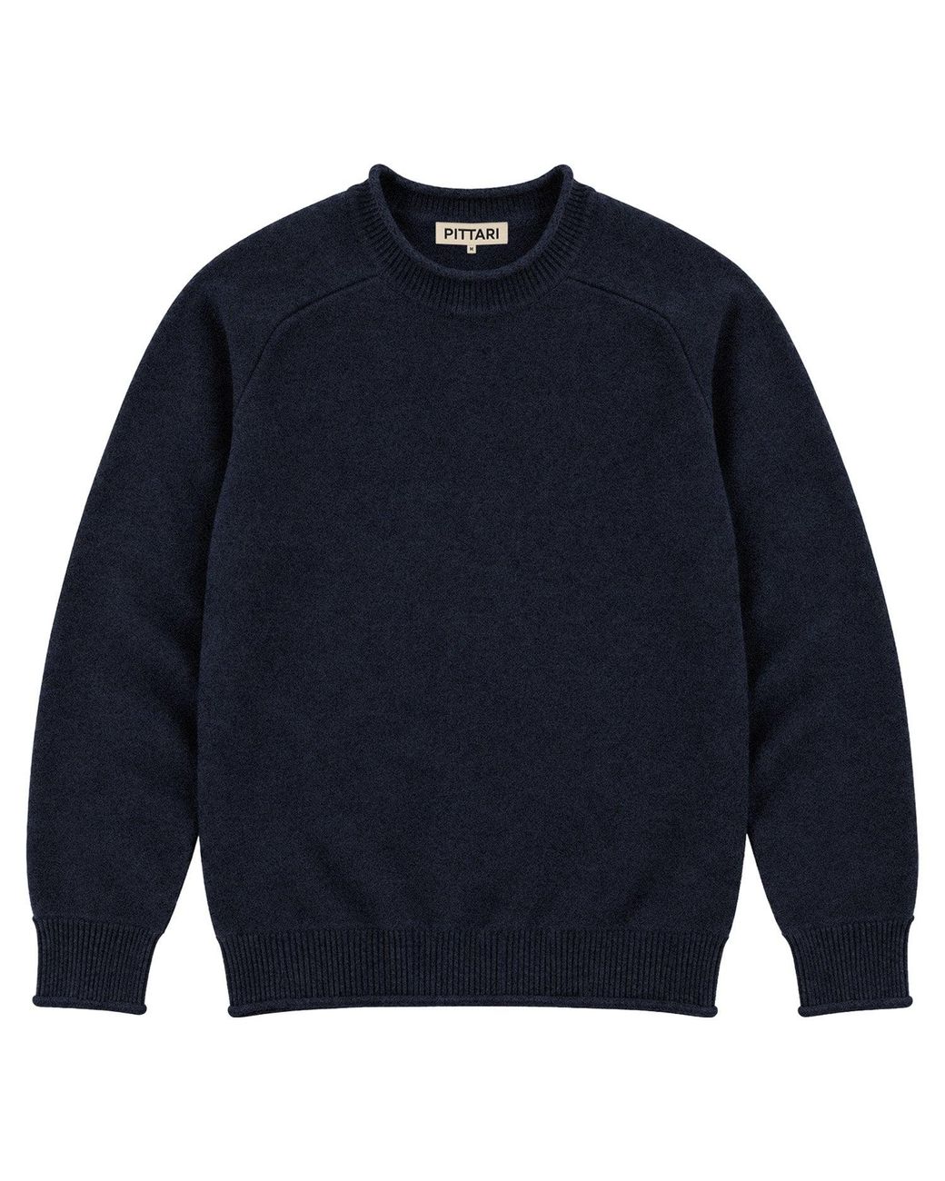 Pittari Blue Usk Lambswool Sweater for men