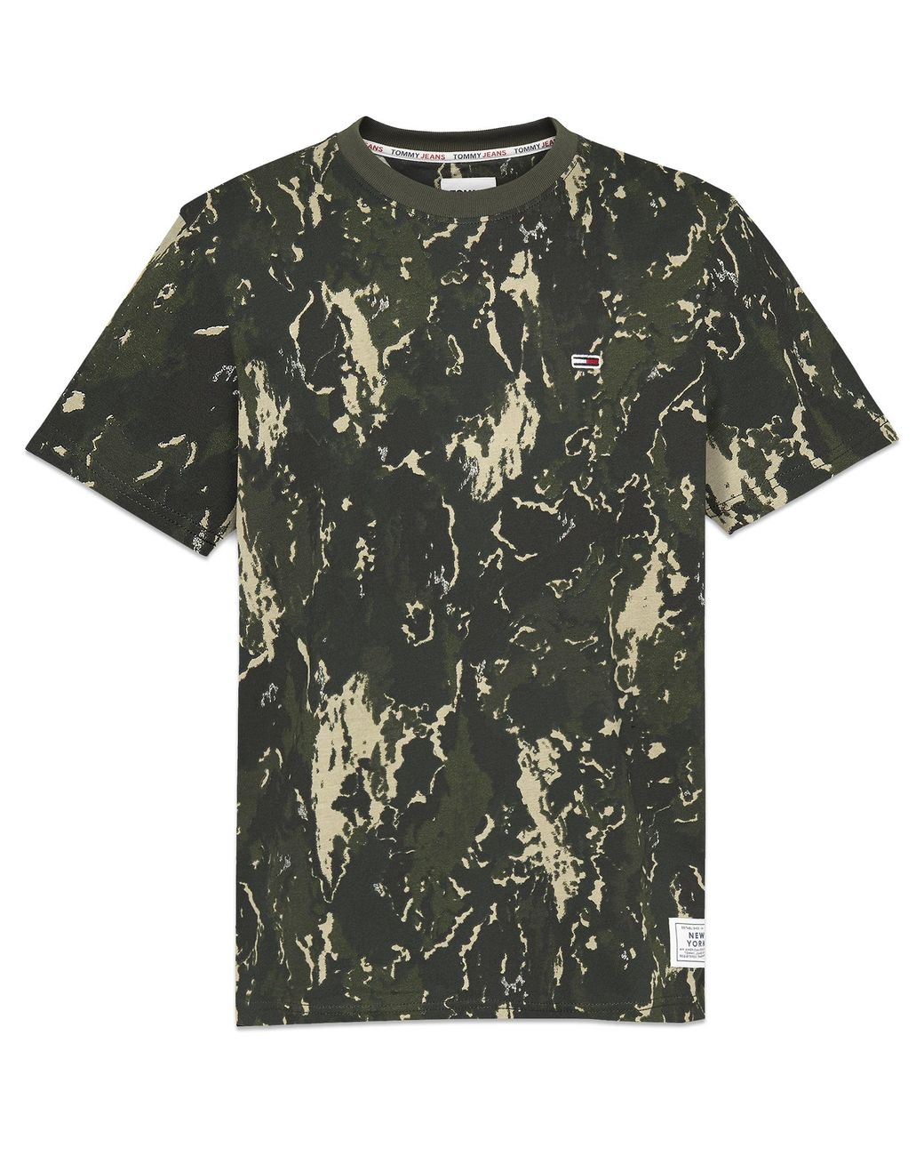 Tommy Hilfiger Tommy Jeans Aop Camo T Shirt Camo Print in Green for Men |  Lyst