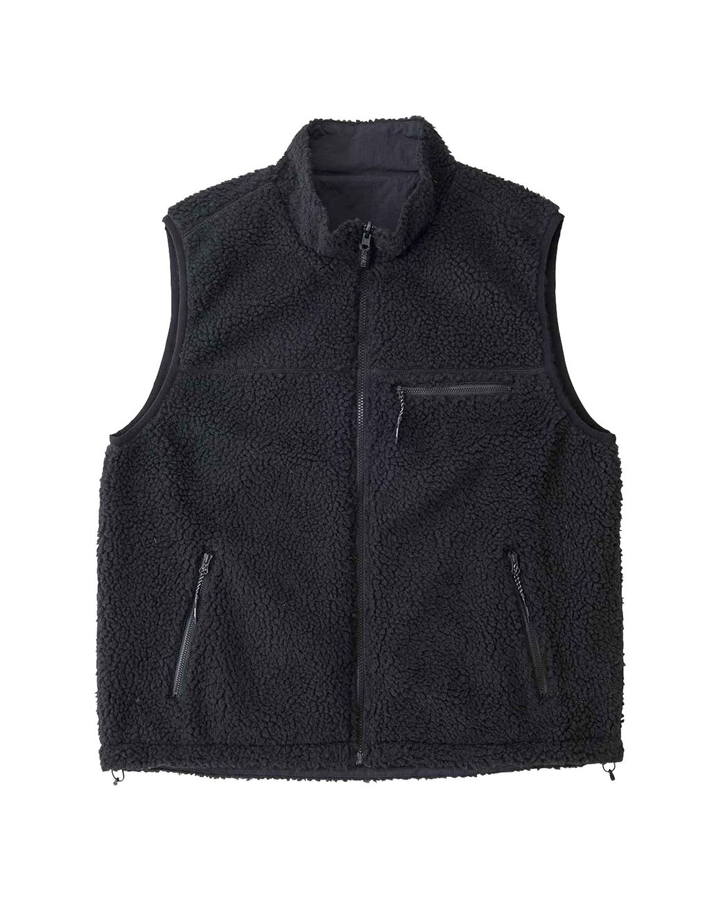 Gramicci Blue Reversible Sherpa Vest for men