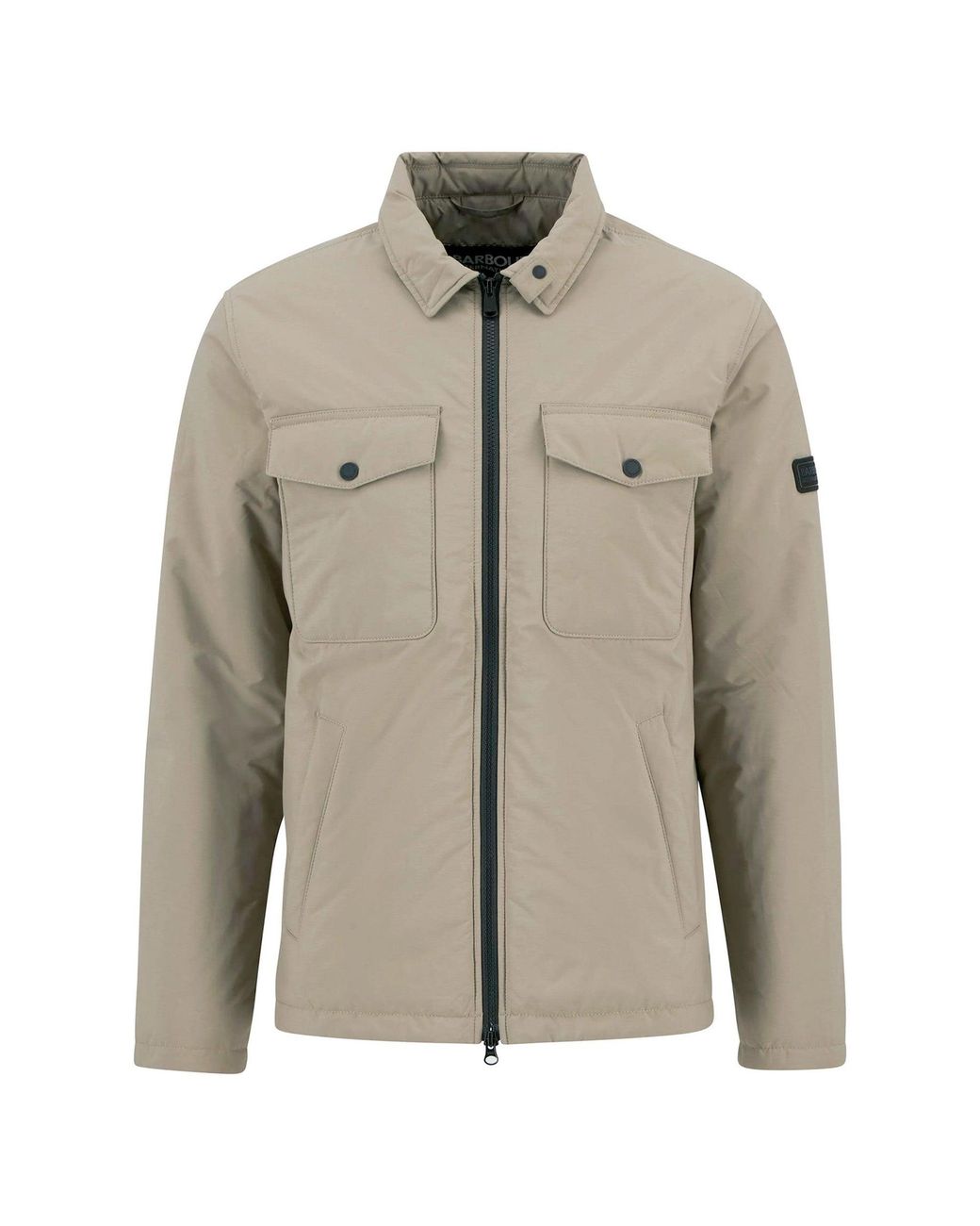 Barbour Gray Distill Quilted Jacket for men