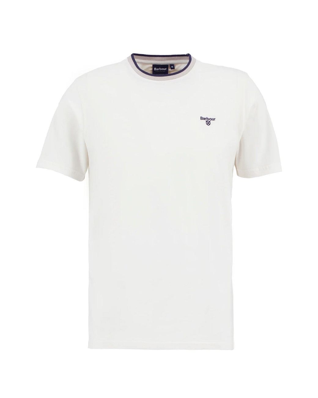 Barbour White Cornsay Tailored T-Shirt for men