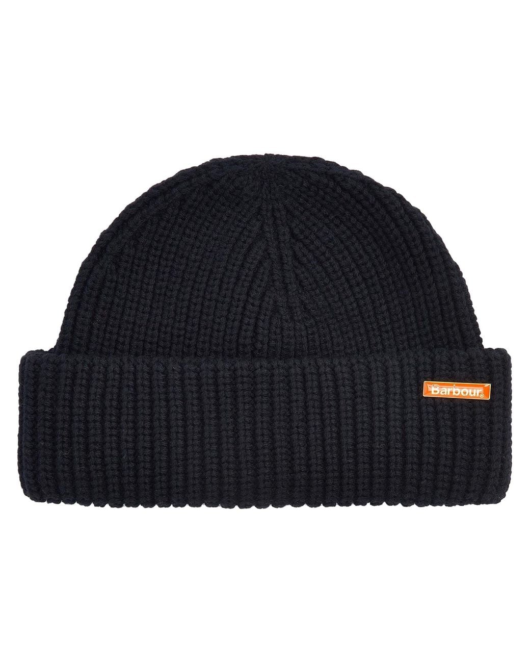 Barbour Blue Mosely Fishermen Beanie for men