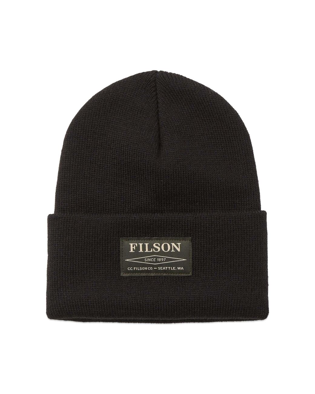 Filson Black Ballard Watch Cap for men