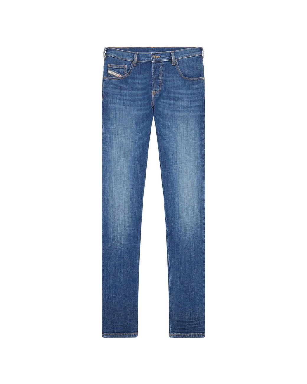 DIESEL Blue D-yennox 0ihar Tapered Fit Jeans Mid 32/30 for men