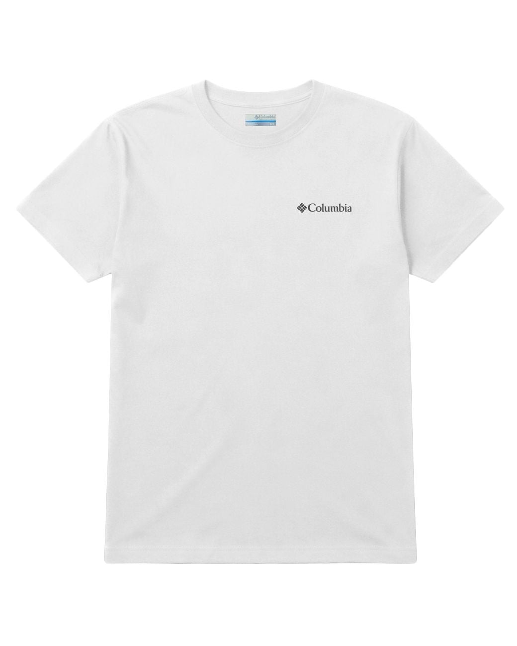 Columbia White Csc Basic Logo T-Shirt for men