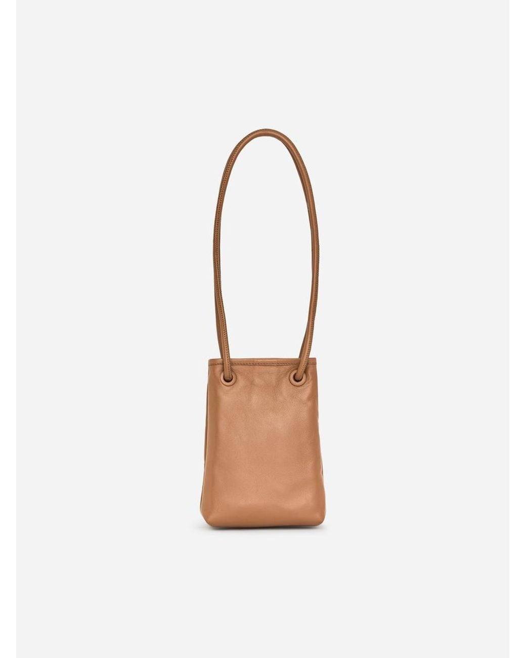 ARKET Natural Leather Crossbody Bag