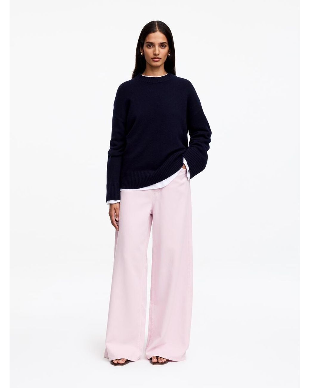 ARKET Blue Wide Trousers