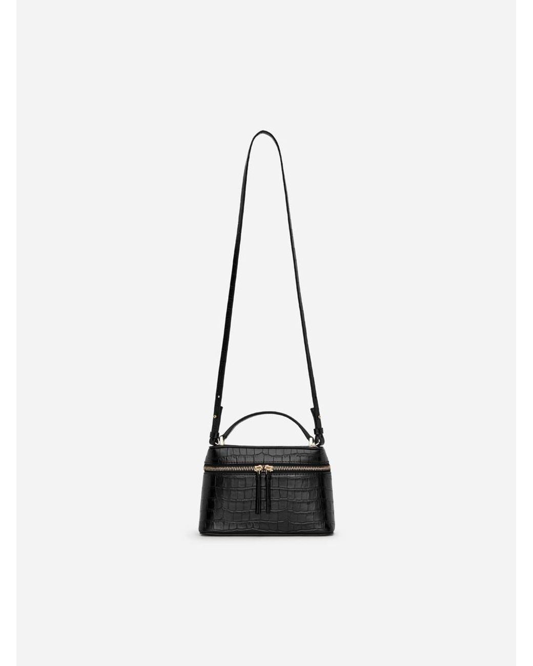 ARKET Black Leather Crossbody Bag
