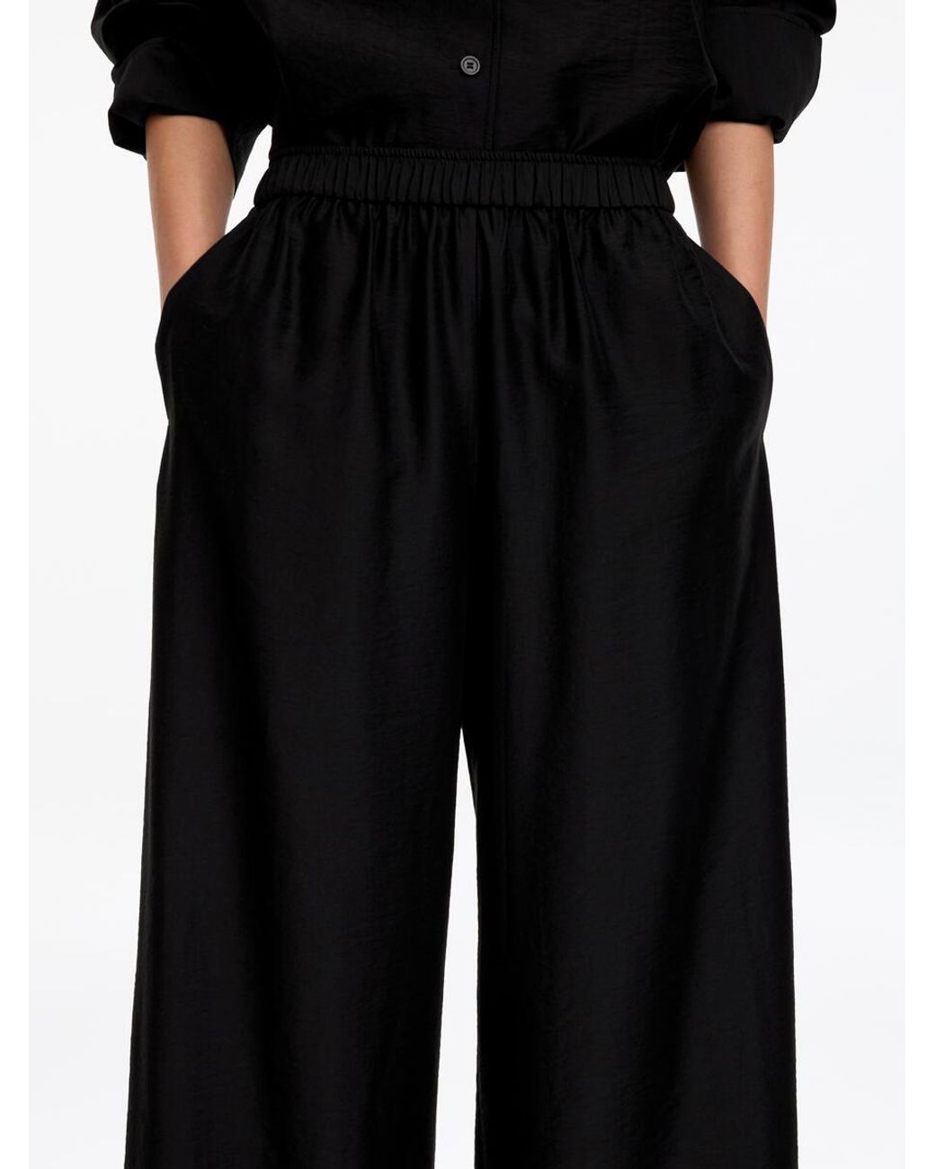 ARKET White Relaxed Trousers