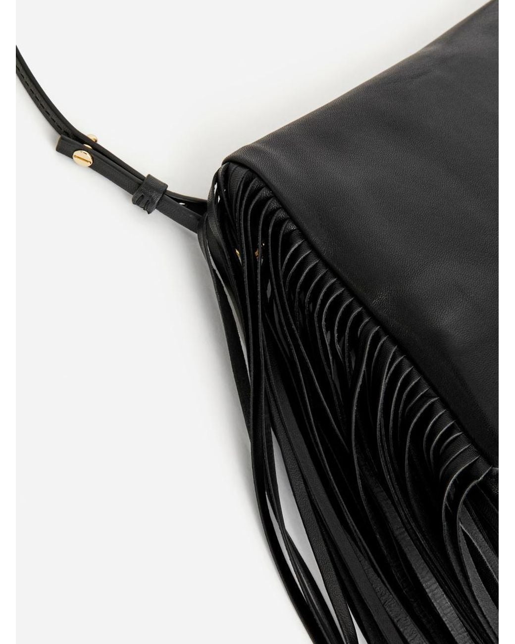 ARKET Black Fringe Bag