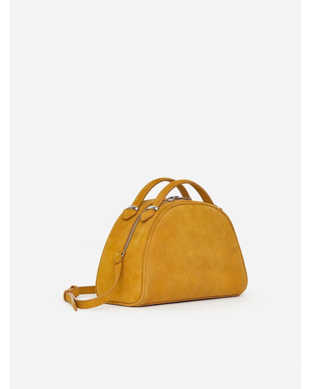 ARKET Yellow Suede Crossbody Bag