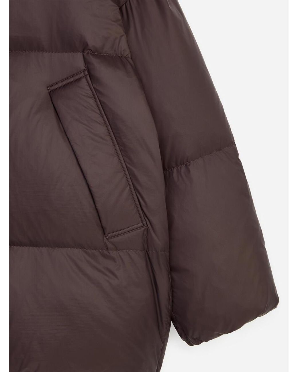 ARKET Black Upcycled Down Puffer Jacket